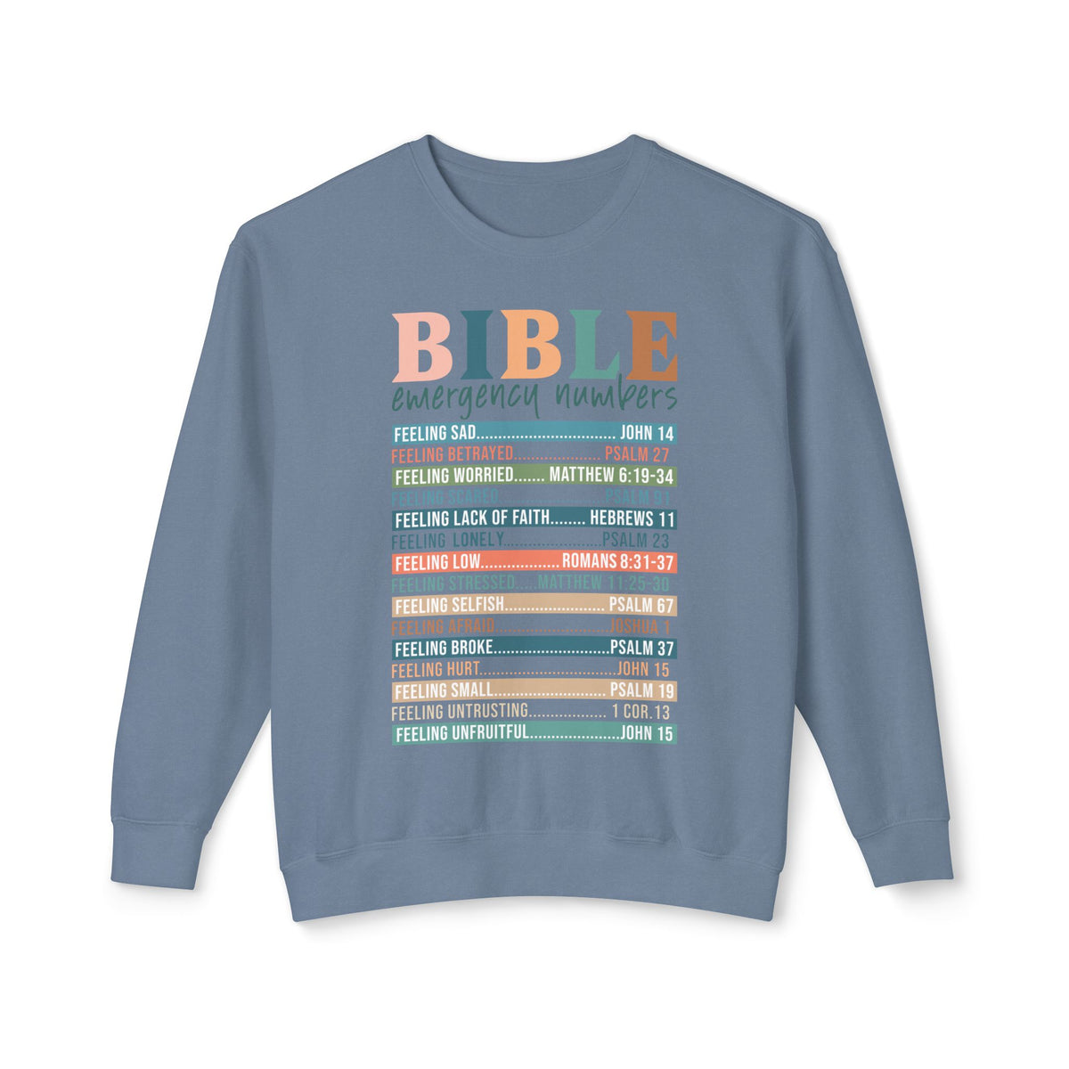 Unisex Lightweight Crewneck Sweatshirt