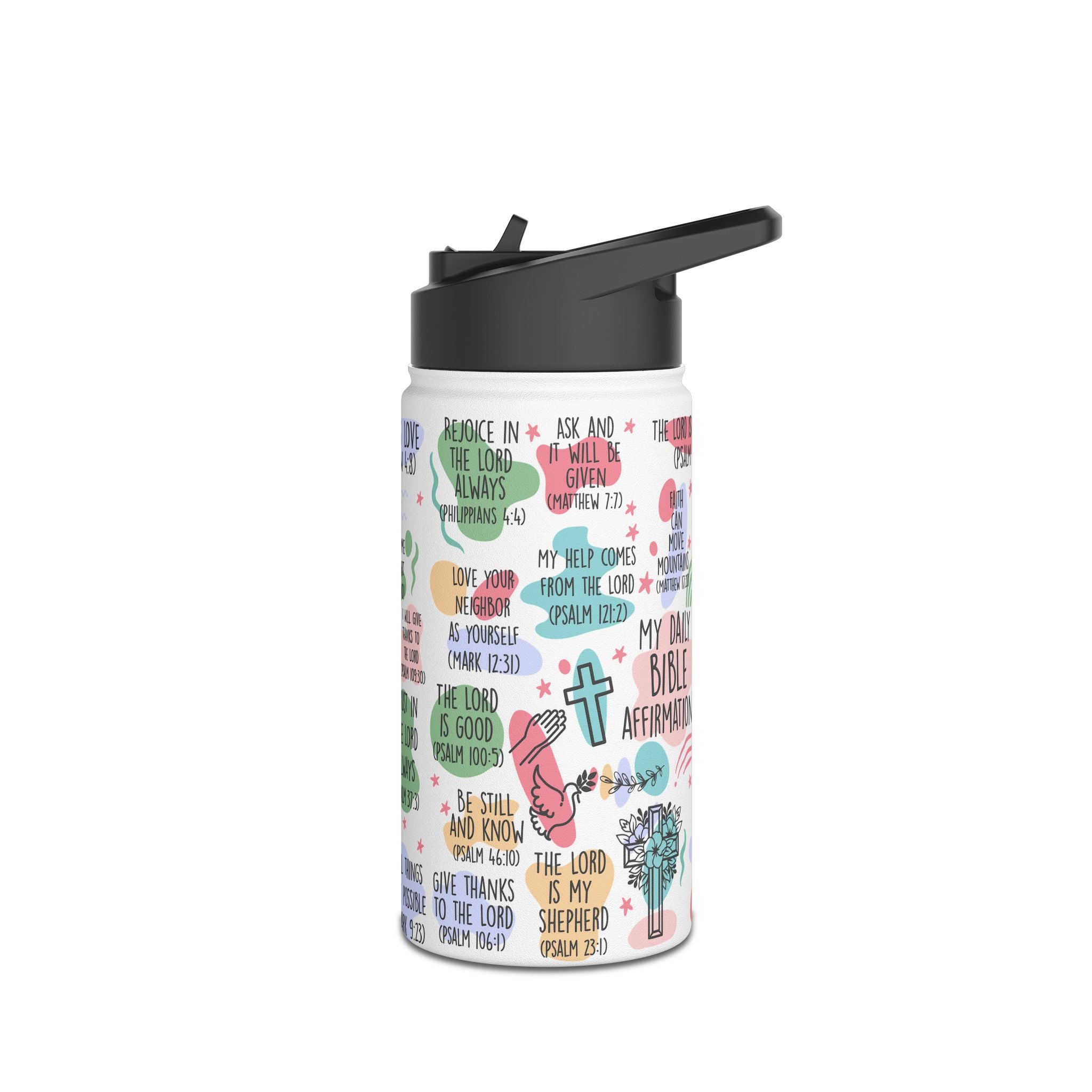 Stainless Steel Water Bottle, Standard Lid