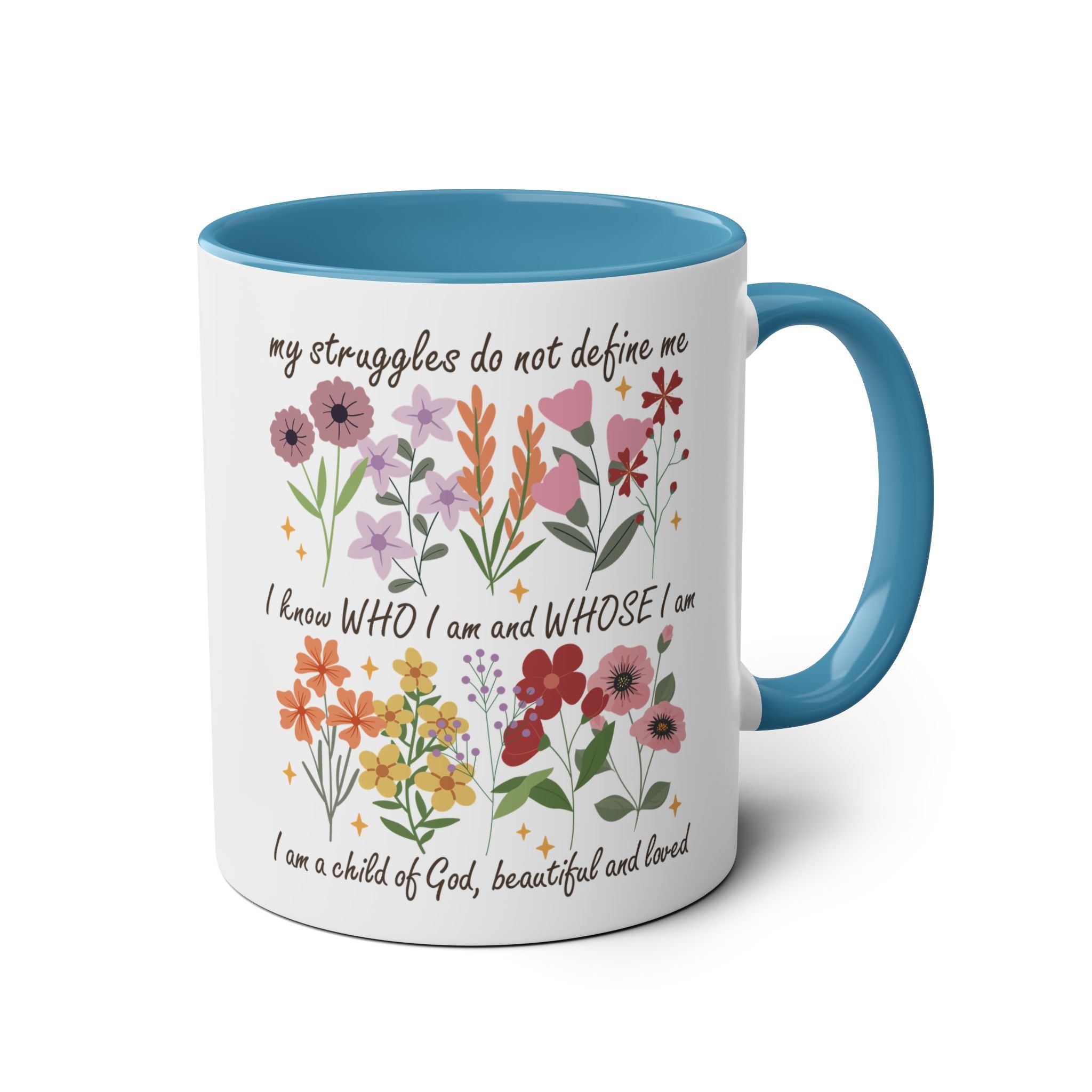 Two-Tone Coffee Mugs, 11oz