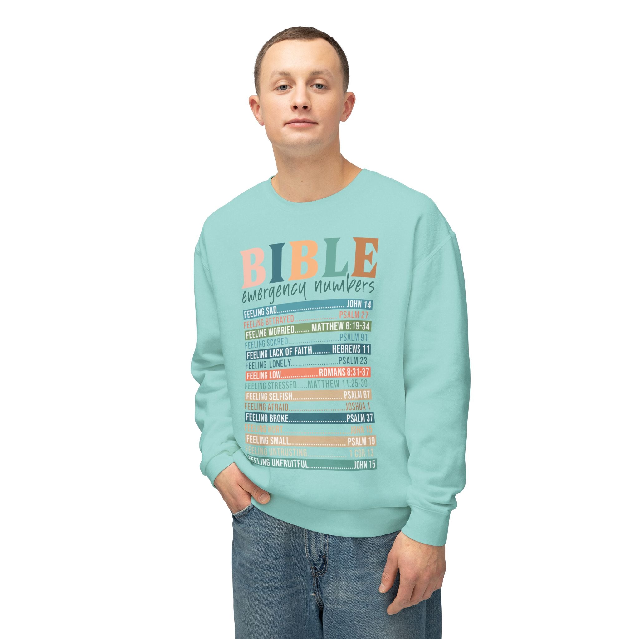 Unisex Lightweight Crewneck Sweatshirt