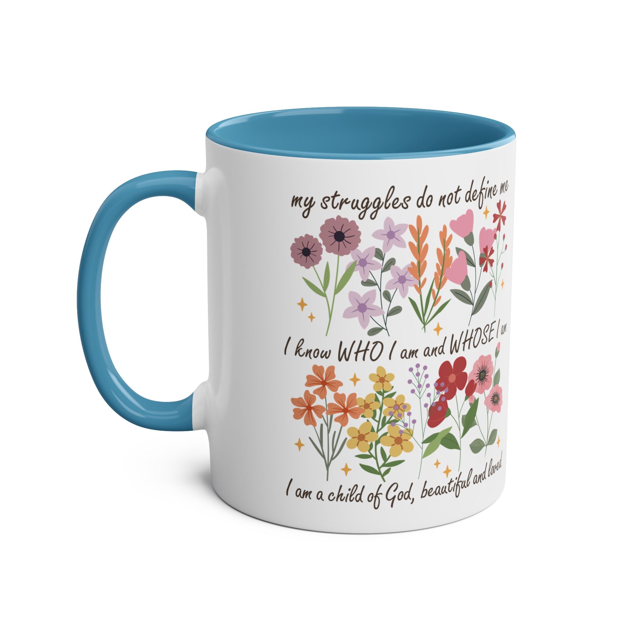 Two-Tone Coffee Mugs, 11oz