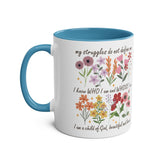 Two-Tone Coffee Mugs, 11oz