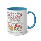 Two-Tone Coffee Mugs, 11oz
