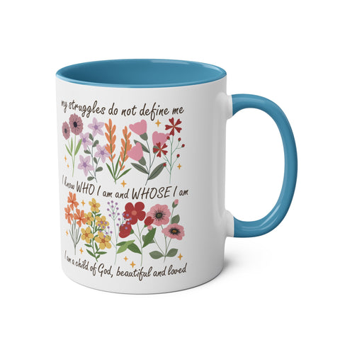 Two-Tone Coffee Mugs, 11oz